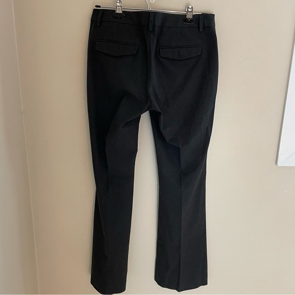 GAP Modern Boot Dress Pants Charcoal, Dual Slit Pockets. - Picture 3 of 9